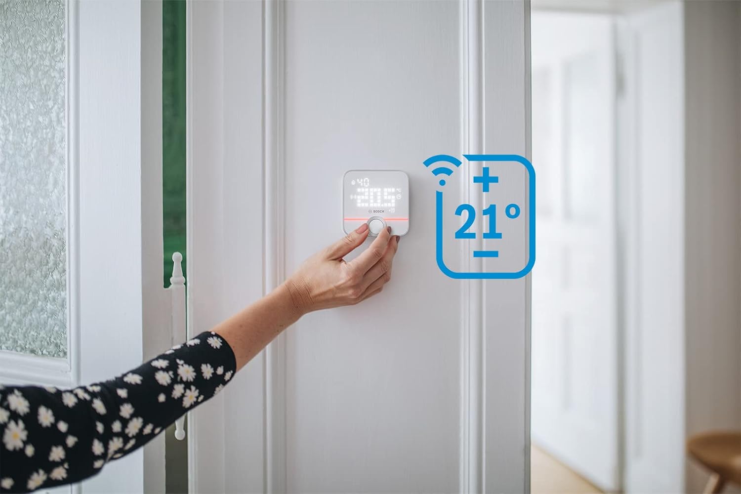 Thumbnail 1 de Bosch Smart Home Thermostat d’Ambiance II — contrôle précis des thermostats de radiateur intelligents