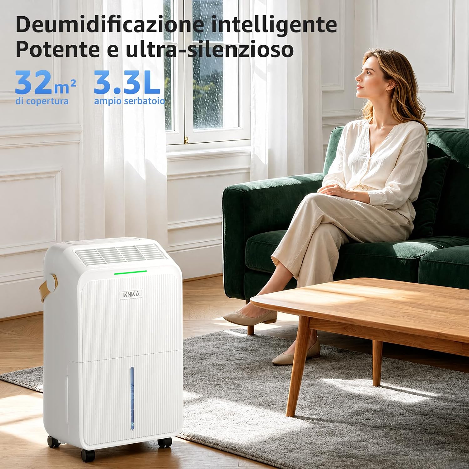 Detalle de KNKA Deumidificatore 16L/24h per casa
