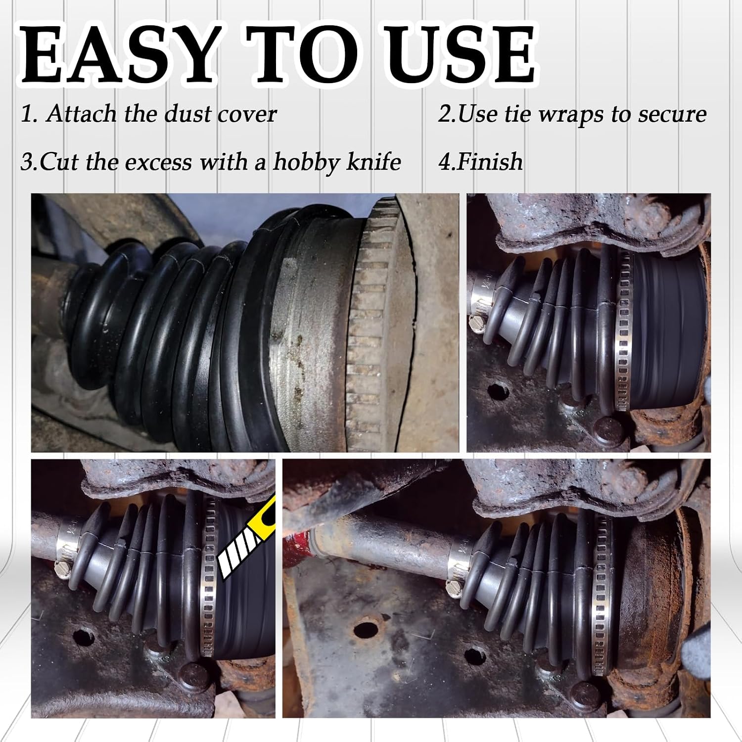 Detalle de CV Axle Boot Repair Kit, 2-Piece