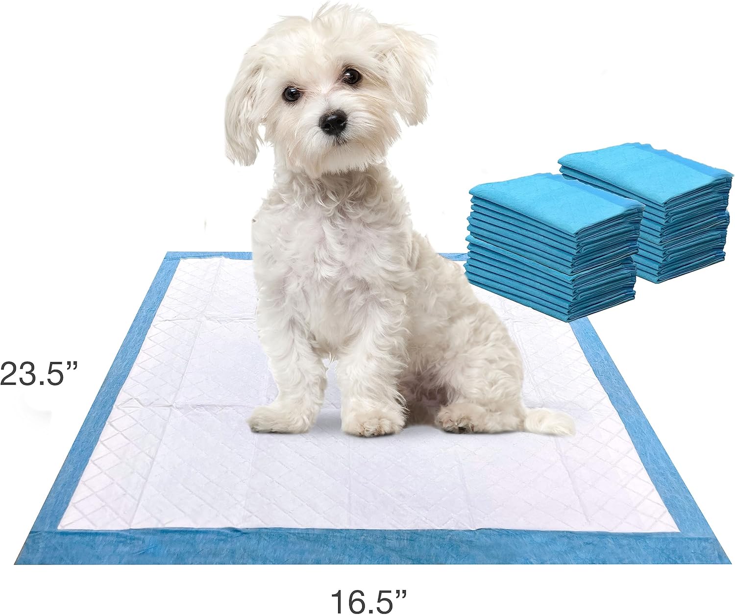 Thumbnail 5 de Four Paws Wee-Wee Superior Performance Little Pee Pads – auslaufsichere Trainingspads für kleine Hunde (28 Stück, 41,9 x 59,7 cm)