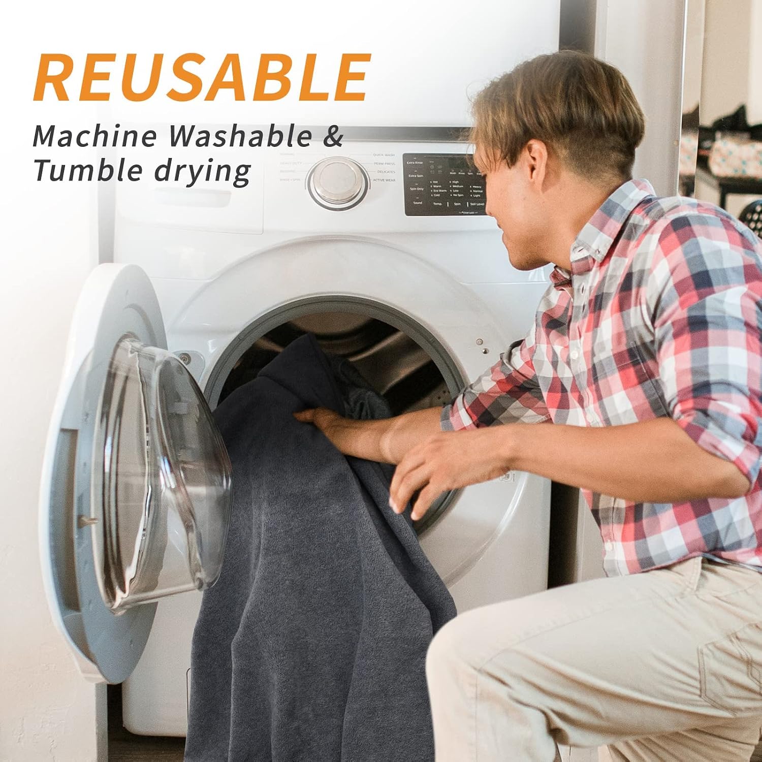Detalle de Washable pee pads 46x61 4 pack