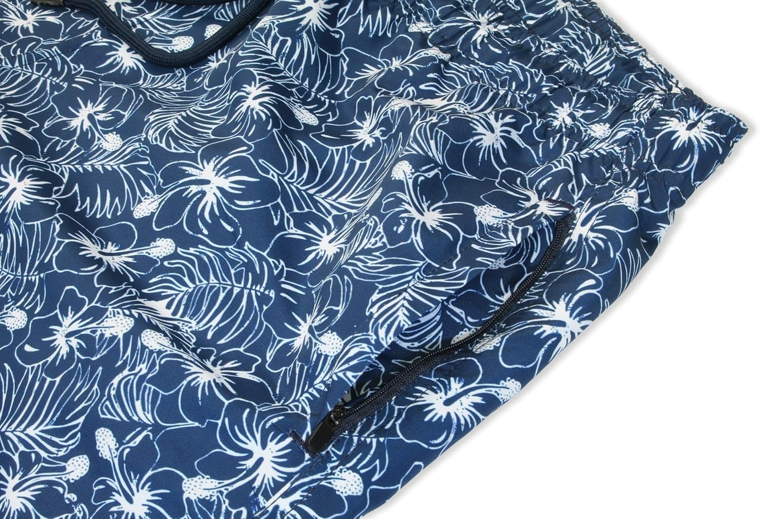 Thumbnail 5 de Xact Men’s Hawaiian Swim Board Surfing Shorts with Zip Pockets, Mesh Brief Lining & Quick Dry
