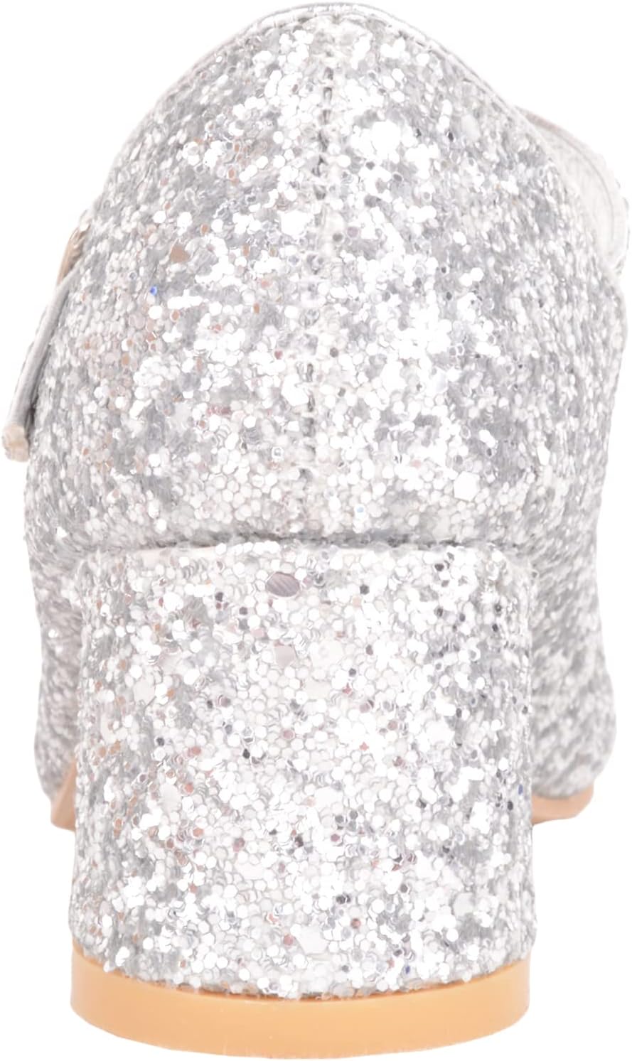 Detalle de ABSOLUTE FOOTWEAR Kids Girls Heeled Sparkly Glitter Party Shoes