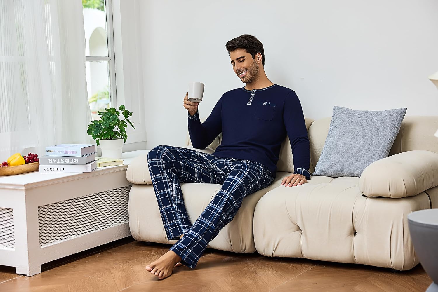 Thumbnail 4 de Litherday pyjama coton hiver homme