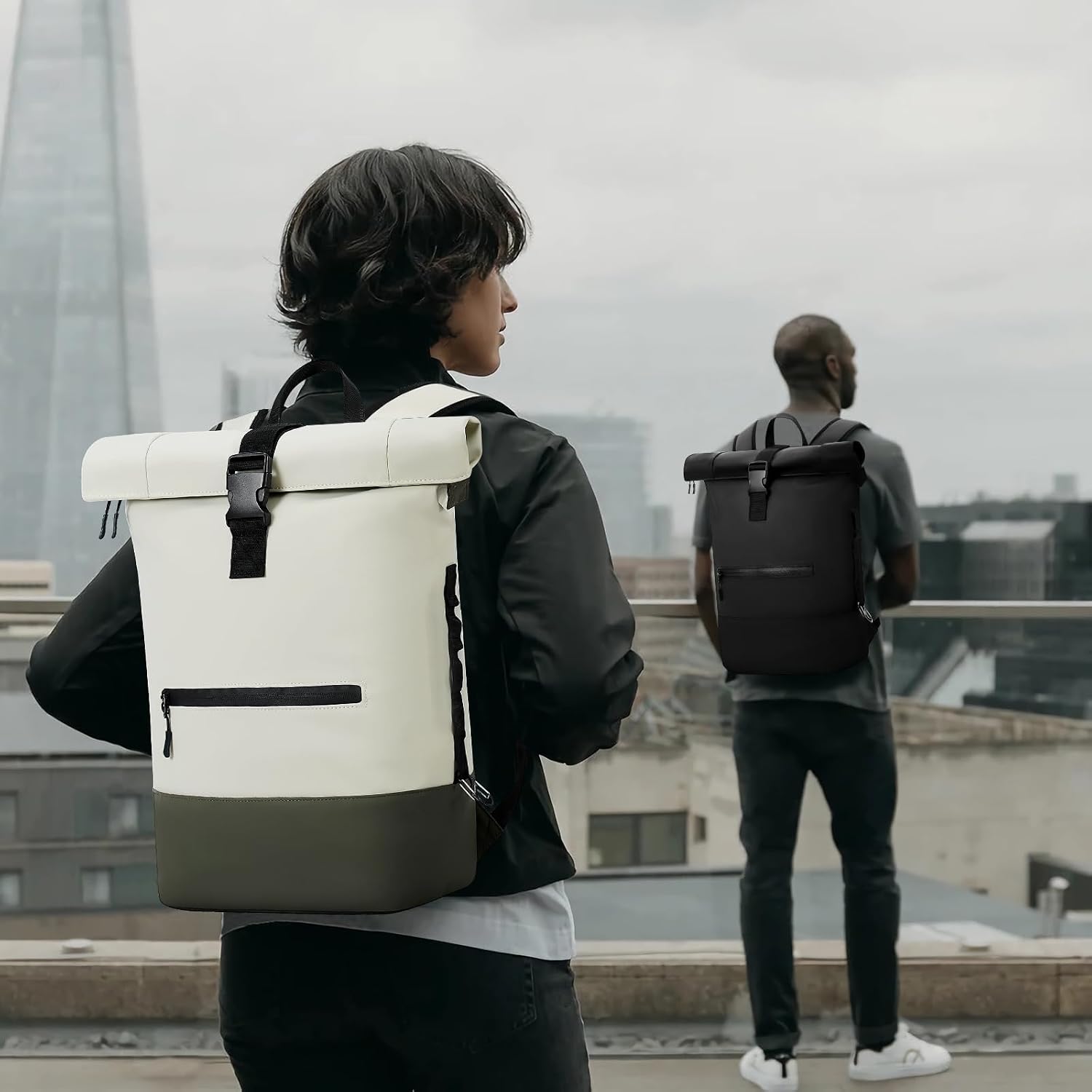 Detalle 2 de Reiseresa Rolltop Rucksack 18–22 l wasserdicht