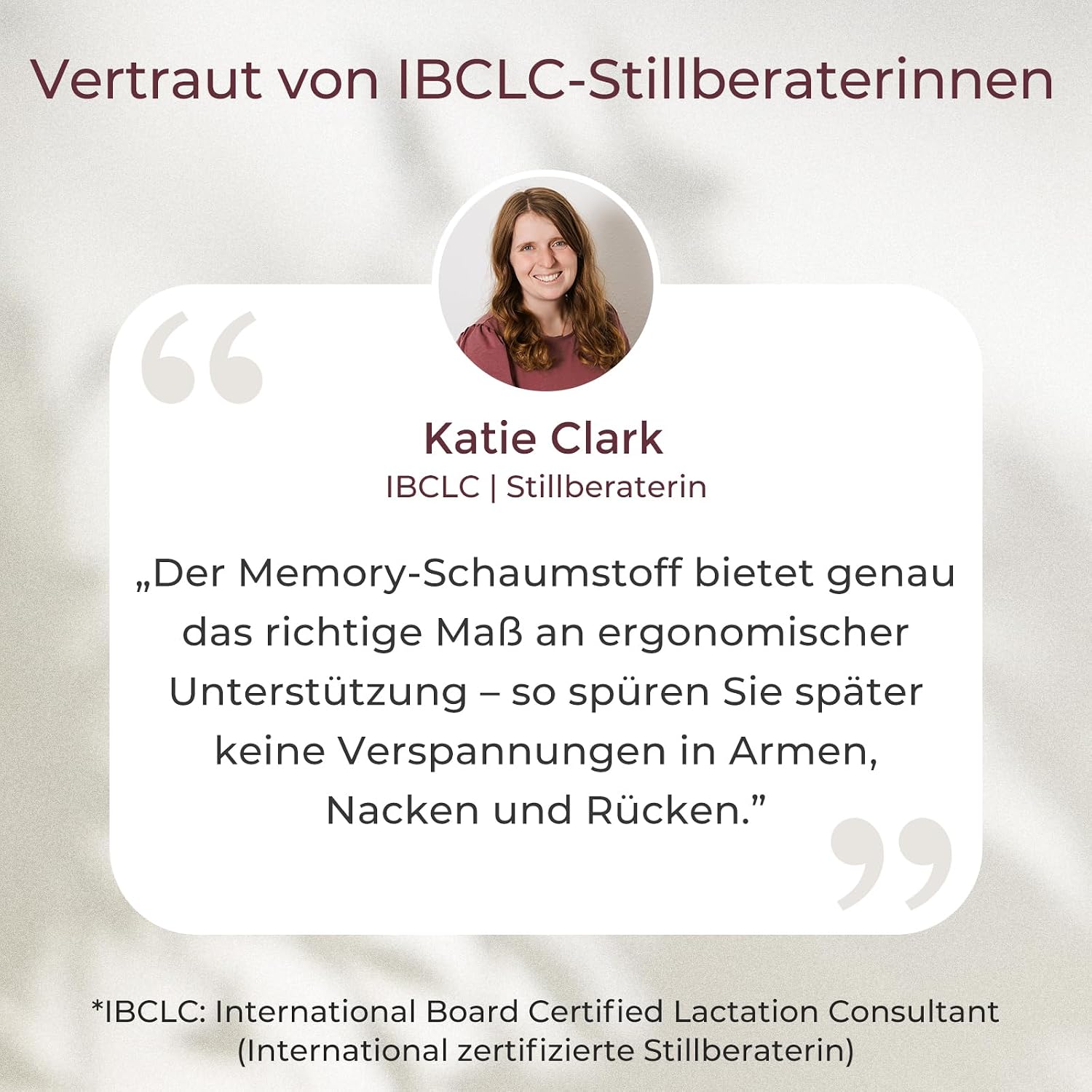 Detalle de Momcozy Stillkissen mit Sicherheitsstütze – Memory-Schaum, breite Stütze und verstellbarer Bezug