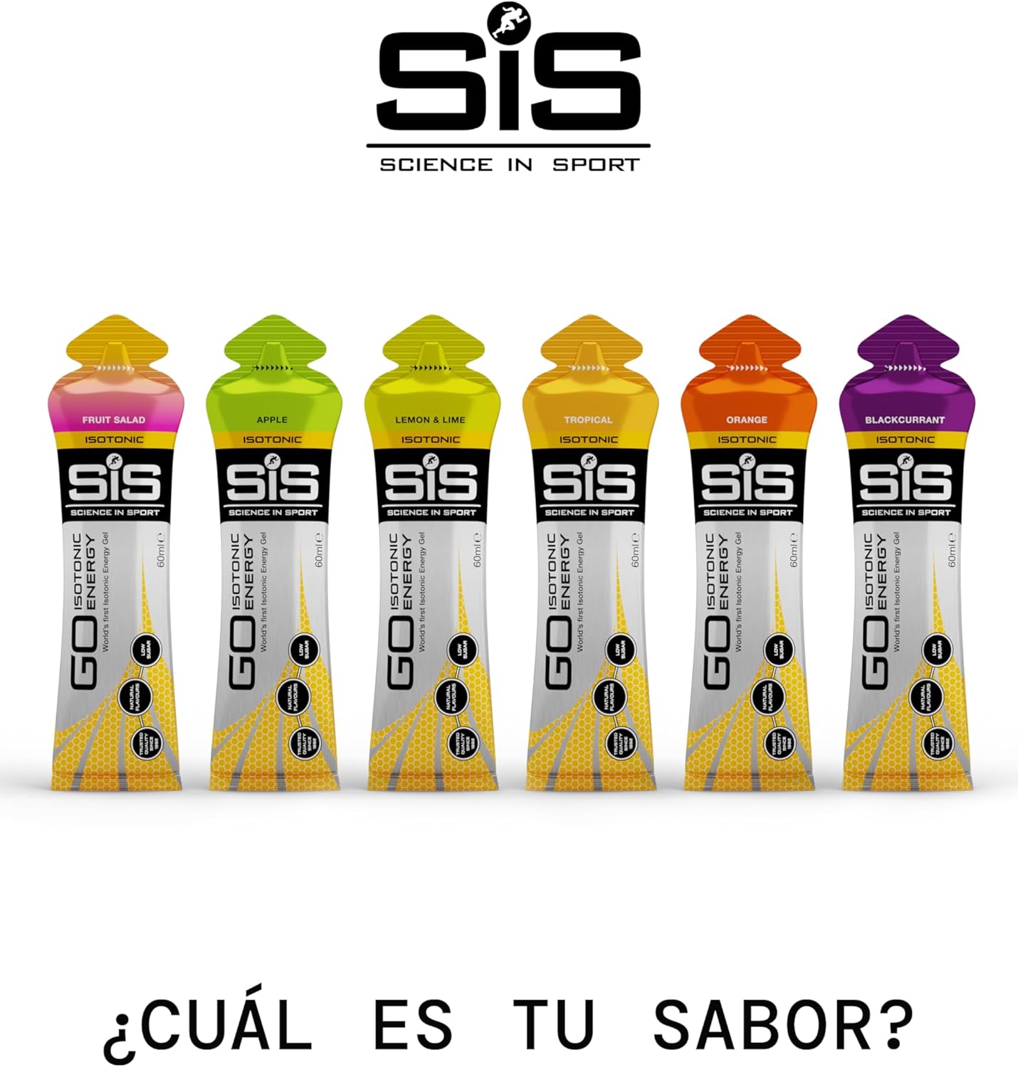 Thumbnail 5 de Science in Sport GO Isotonic Gel 30x60ml Grosella Negra 🍇