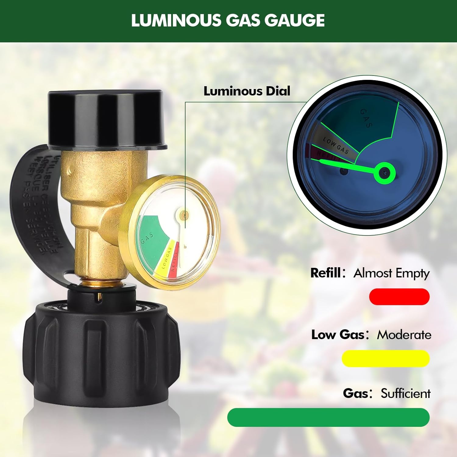 Thumbnail 1 de Propane Tank Gauge Level Indicator – 2 Pack by Detoypapa