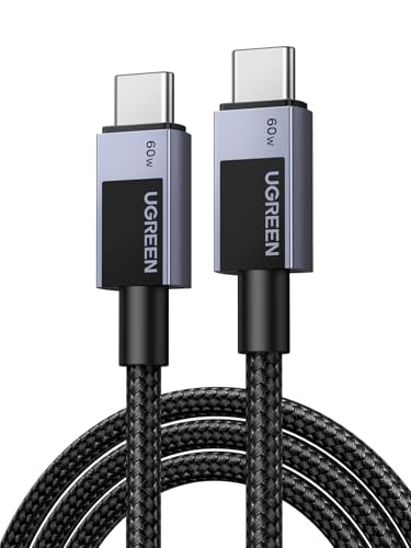 Detalle de UGREEN Câble USB C 60W PD Charge Rapide Nylon ⚡