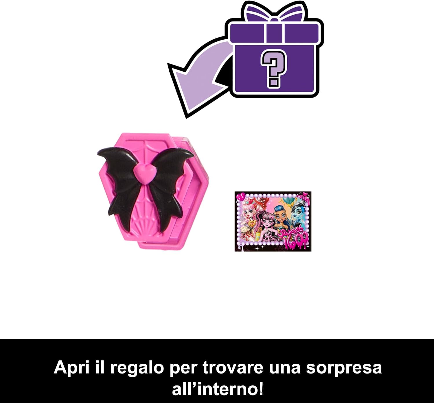 Detalle de Monster High JBG74 Draculaura 1600 anni 🎀