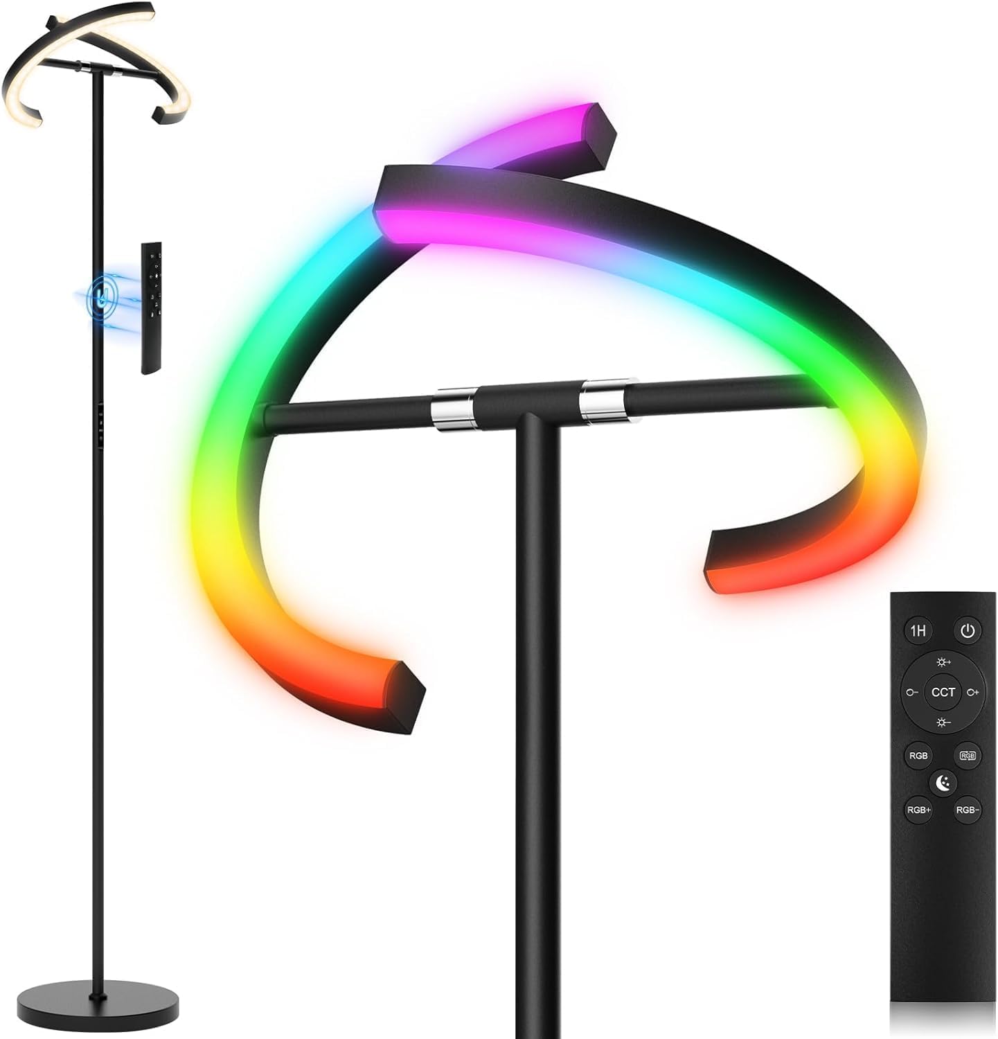 Detalle de SIBRILLE RGB Floor Lamp with Remote Control