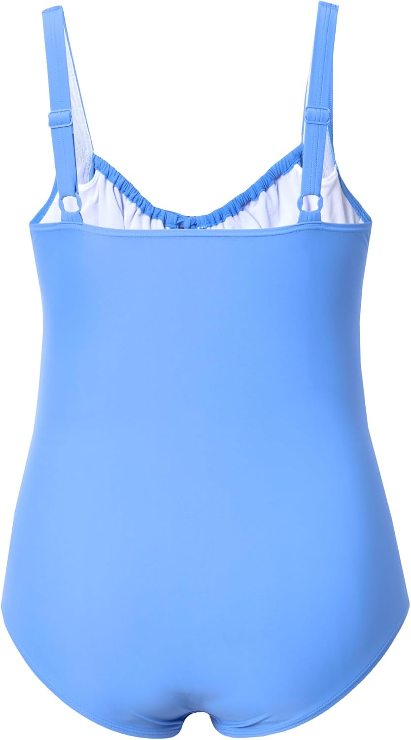Thumbnail 4 de Ulla Popken Maillot de bain grande taille à fronces avec armatures – matières recyclées