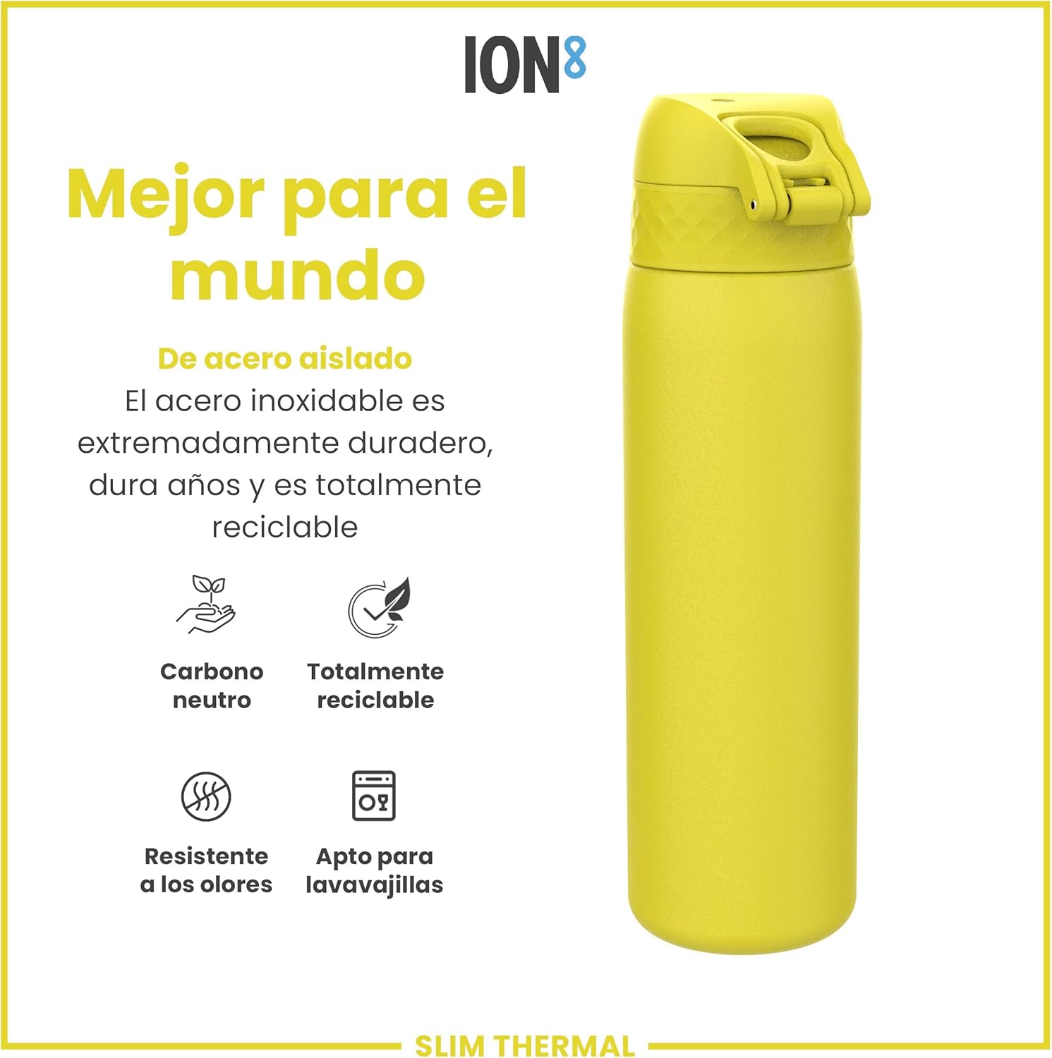Detalle 2 de Ion8 Botella de Agua de Alta Durabilidad 💧
