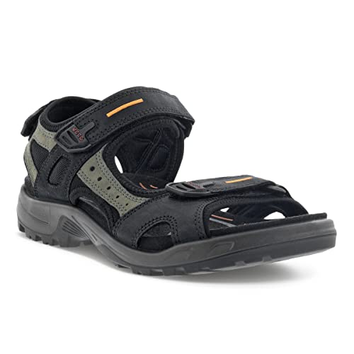 Detalle 2 de ECCO Offroad Sandalias Deportivas para Hombre, Color Negro 🏞