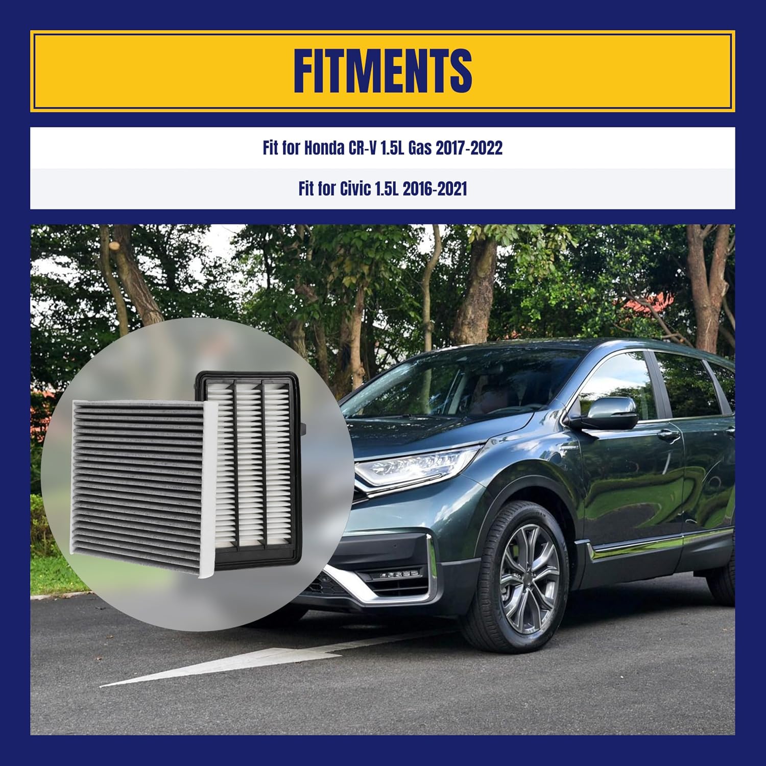 Detalle de NuFlySic Engine and Cabin Air Filters CA12050