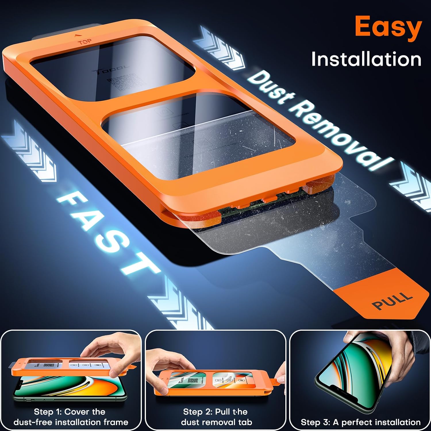 Detalle de TOCOL iPhone 11 Pro Screen Protector 2-Pack