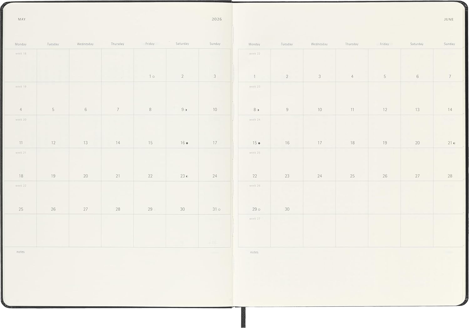 Thumbnail 5 de Moleskine Weekly Planner 2026 XL