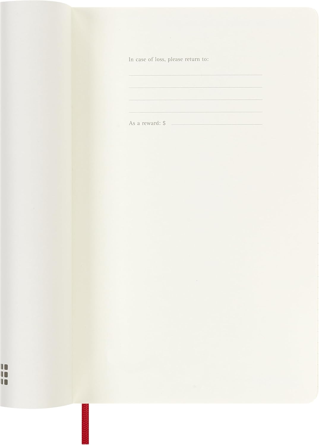 Detalle de Moleskine DSF218WN3Y27 weekkalender 2026-2027, 18 maanden, 13 x 21 cm