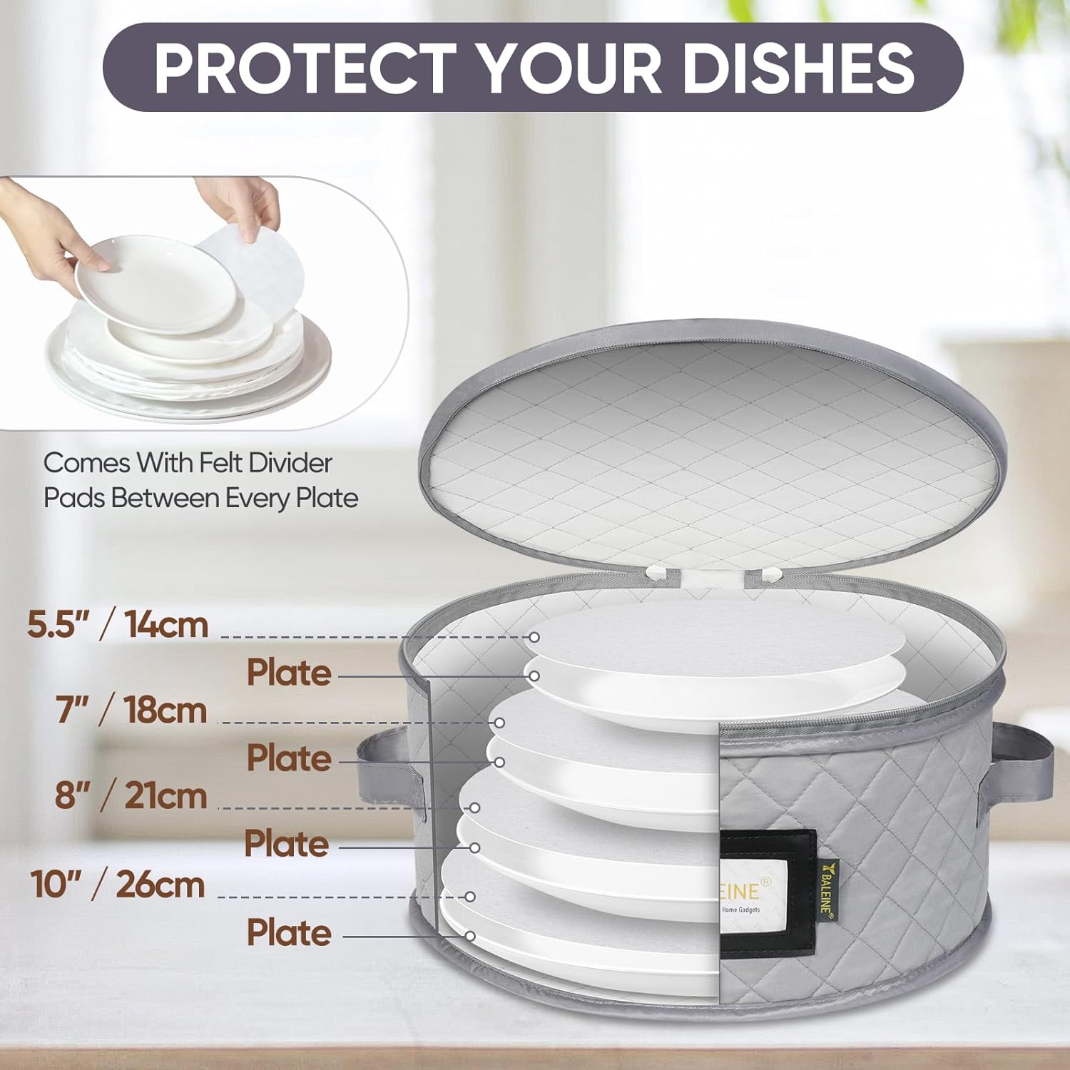 Thumbnail 4 de BALEINE China Storage Plate & Mug Organizer
