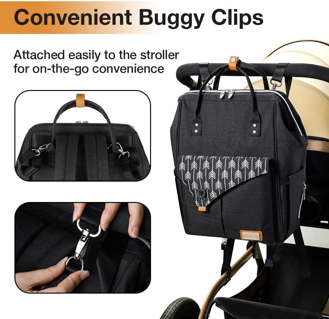 Thumbnail 5 de Lekebaby Bolso carrito bebé mochila maternidad 23 compartimentos
