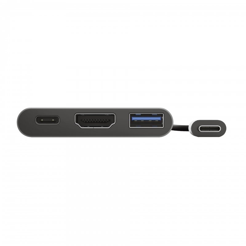 Detalle de Trust Dalyx Adaptador USB-C/HDMI/USB 3.1: 3 en 1 para ampliar puertos sin complicaciones