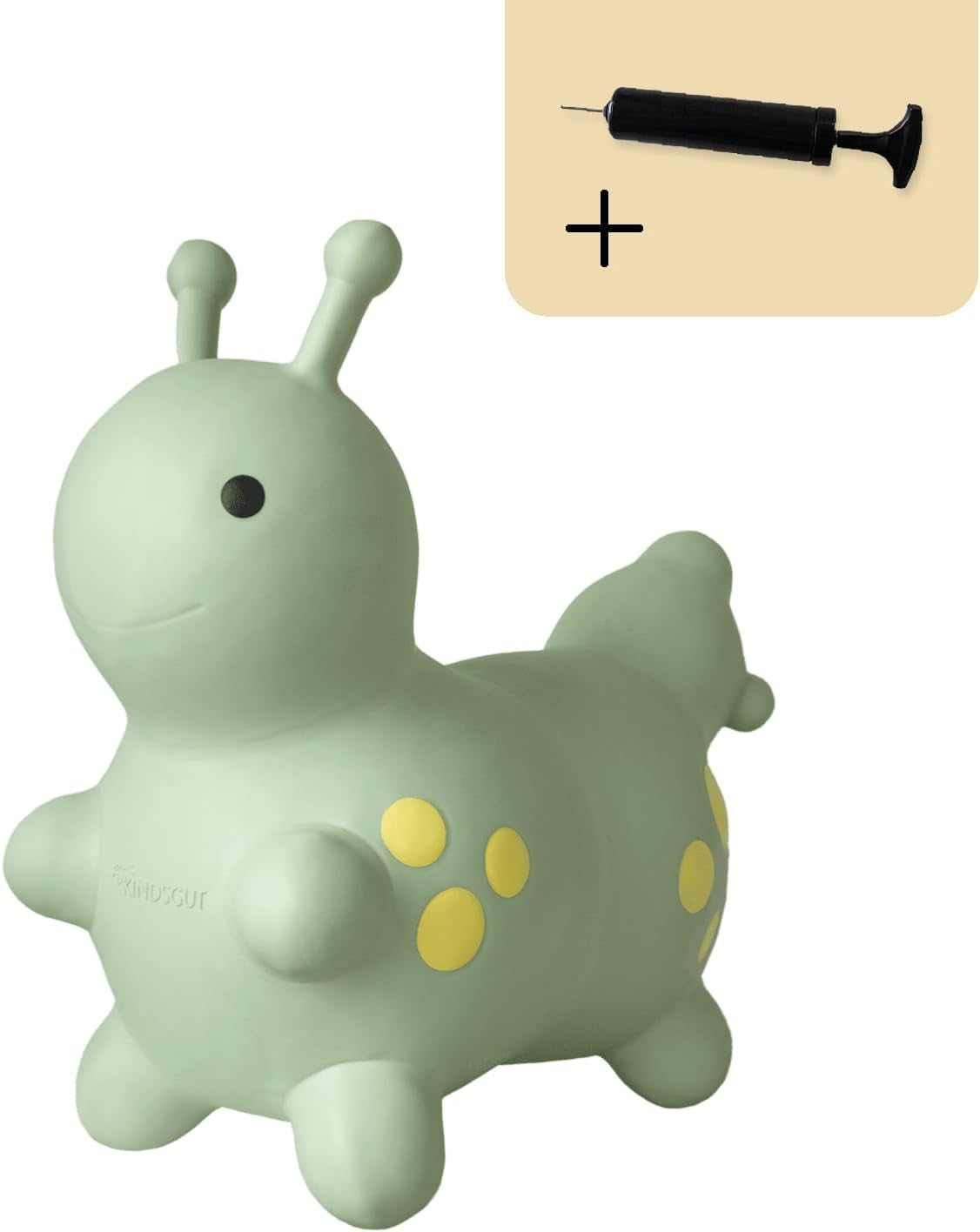 Thumbnail 4 de Kindsgut Animal Sauteur pour Enfants – Chenille, pompe incluse, couleurs discrètes