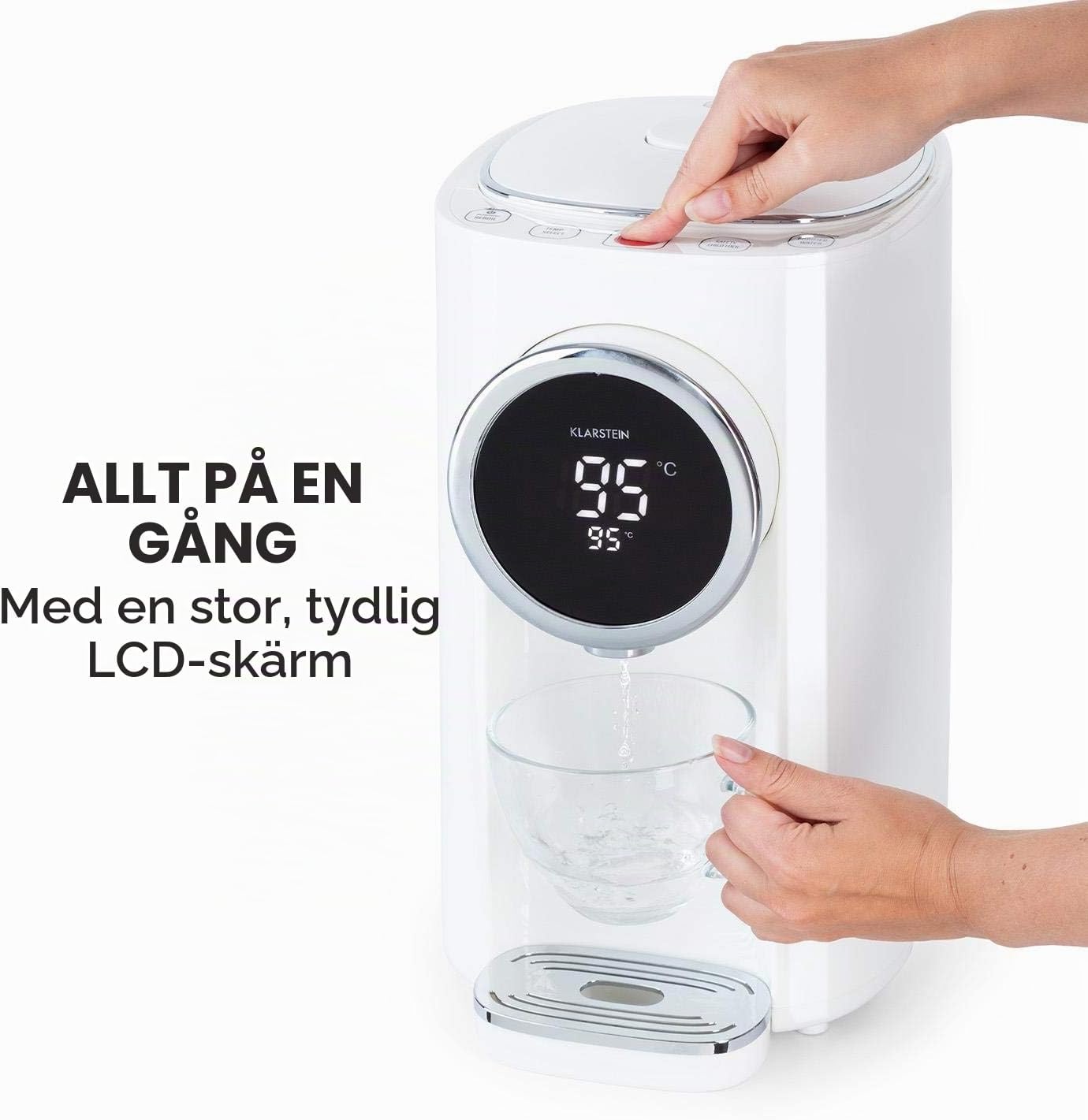 Detalle 2 de Klarstein Hot Spring Plus BAR2-HotSpringWhite varmvattenautomat, 5 liter