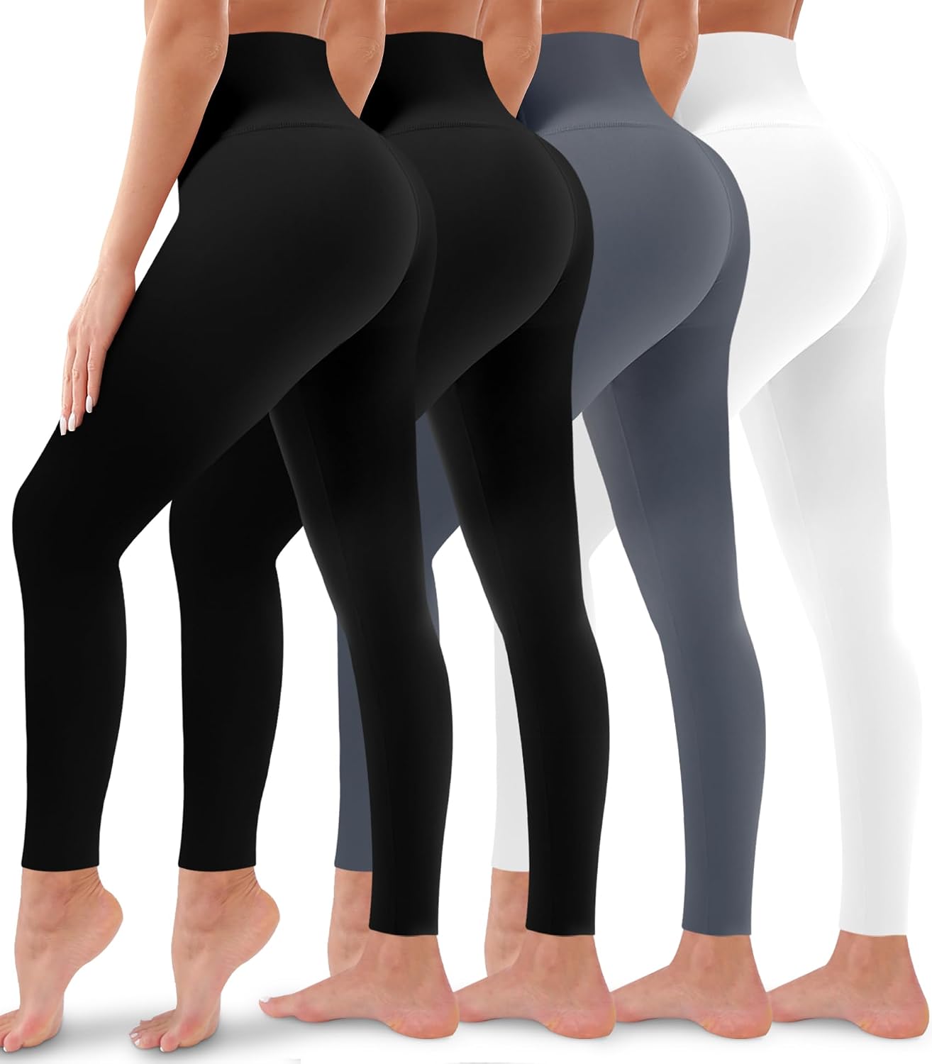 Detalle de 4 Pack Butt Lift High-Waisted Leggings for Women