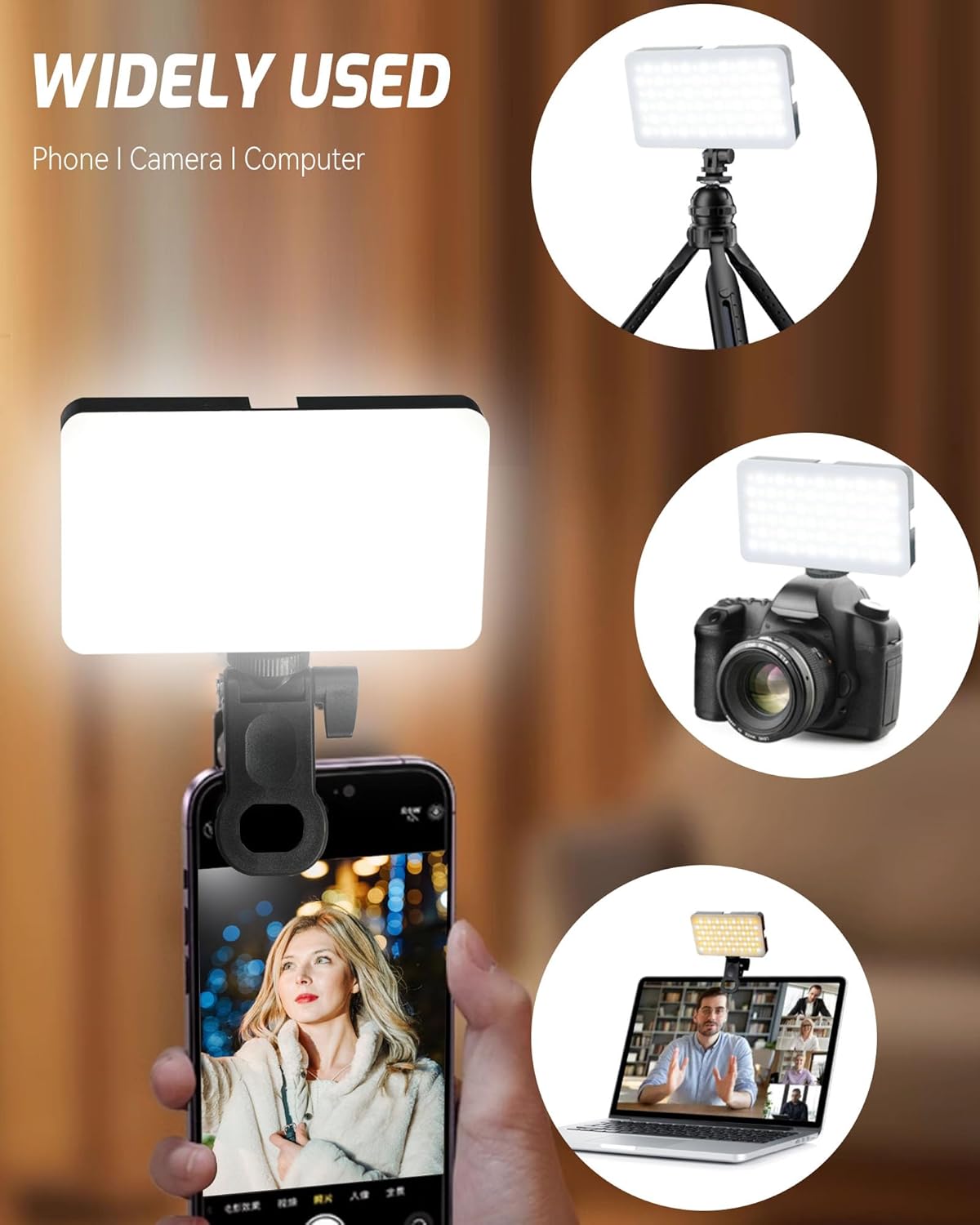 Detalle 2 de Handy Licht 90 LED Selfie Licht