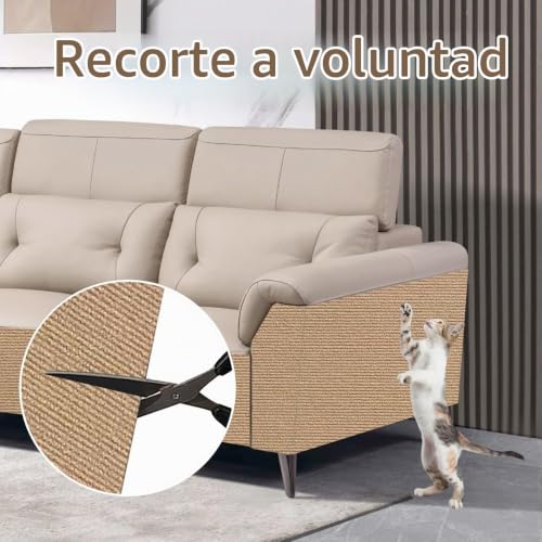 Thumbnail 4 de Xynovate Alfombra Rascador para Gatos – Tapete Autoadhesivo 200 x 40 cm