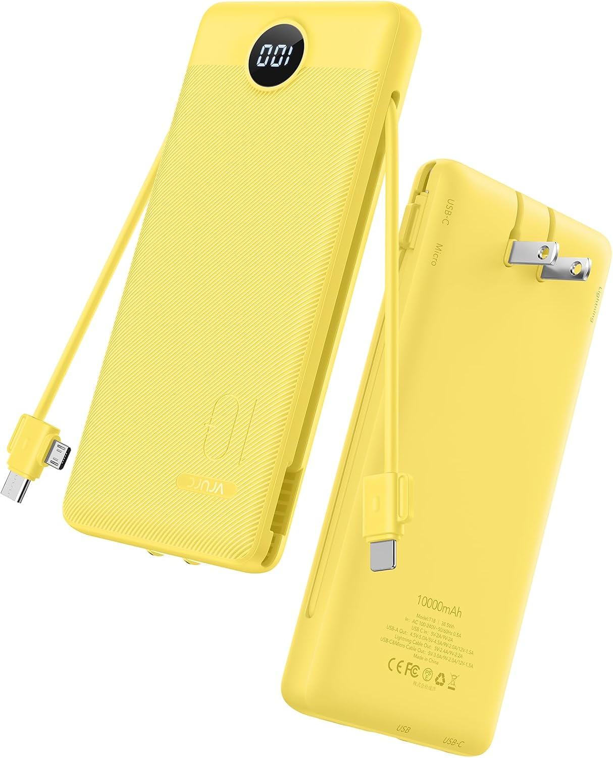 Detalle de VRURC Power Bank 10000mAh