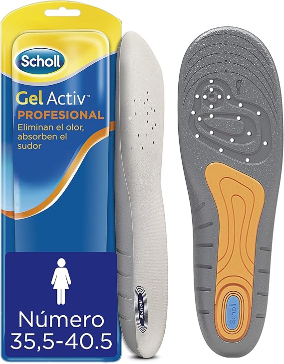 Scholl GelActiv Plantillas Mujer en Gel para Trabajo – Pack 2