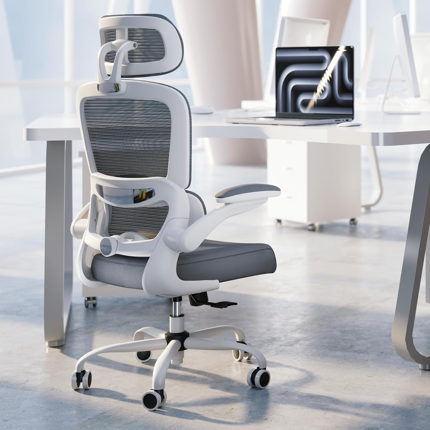 Thumbnail 5 de TRALT Office Chair Ergonomic mesh high-back, 330 lb capacity
