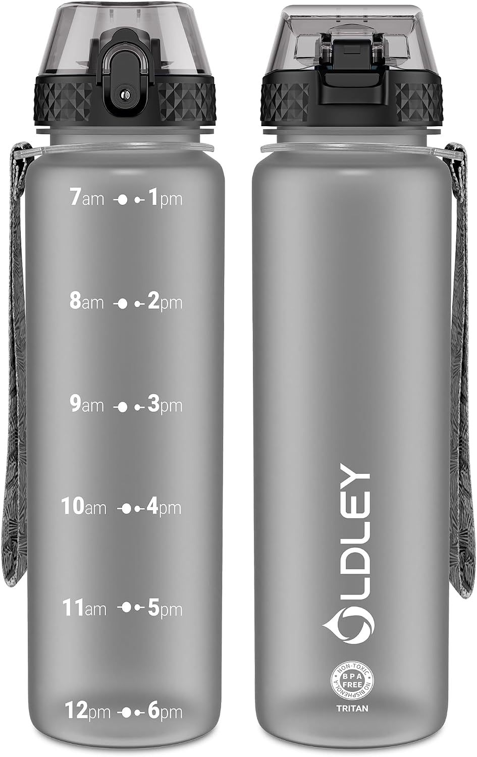 Detalle de Oldley 1L Sports Water Bottle with Straw ⌚💧