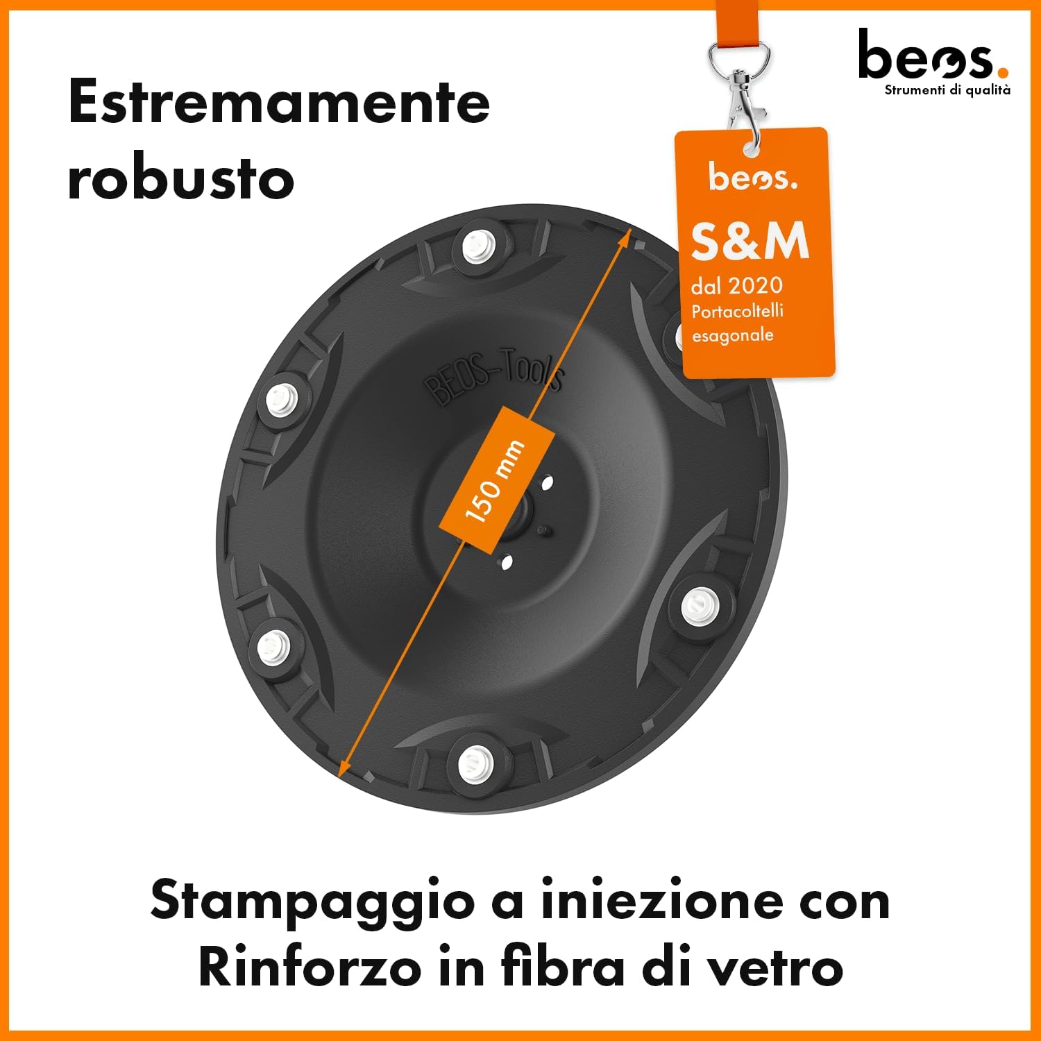 Thumbnail 4 de BEOS disco lama rinforzato per tosaerba robotizzato a 6 lame (compatibile con Worx Landroid S&M dal 2020 e Vision M600)