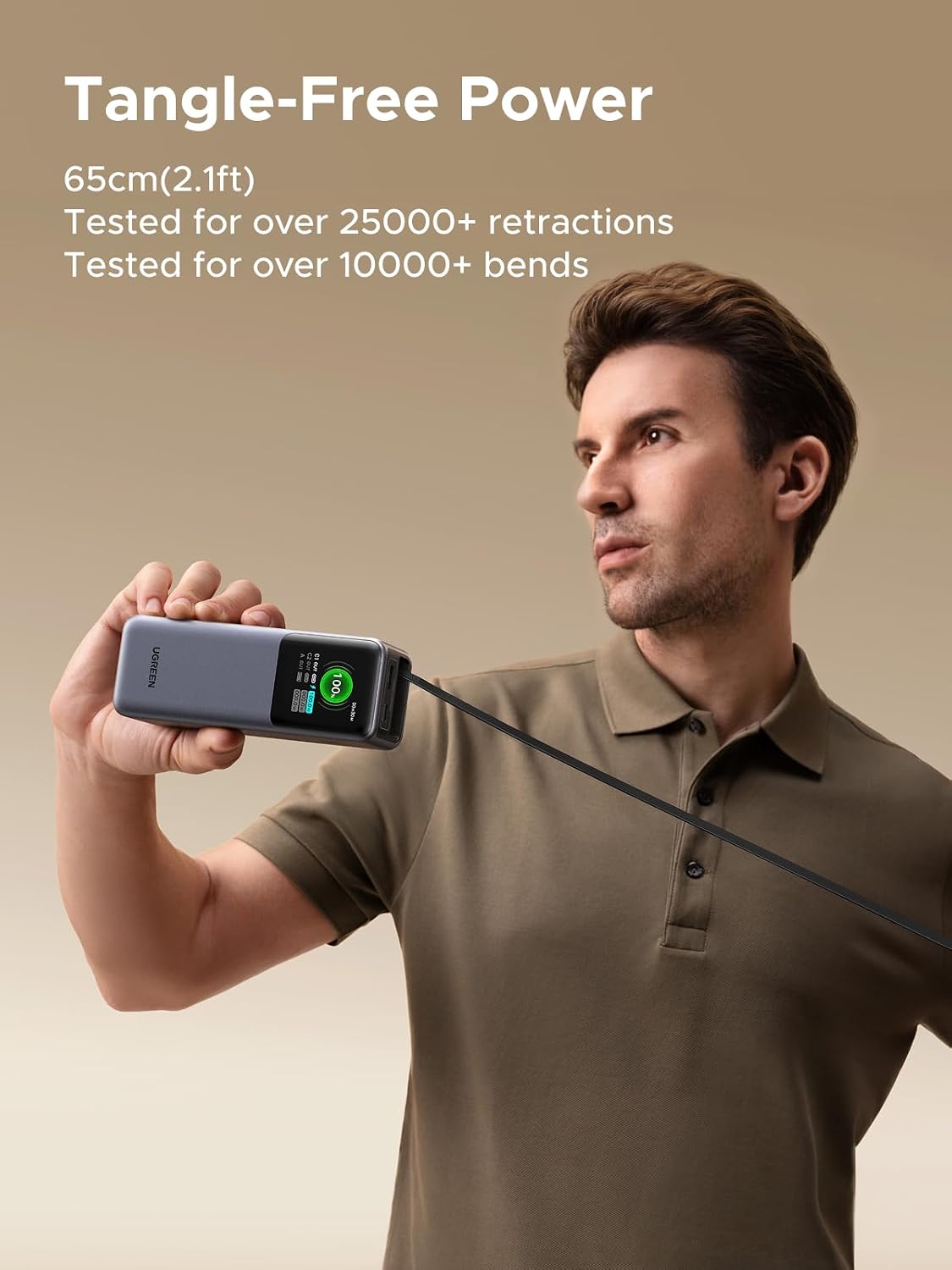 Detalle de UGREEN Nexode Power Bank 20000mAh
