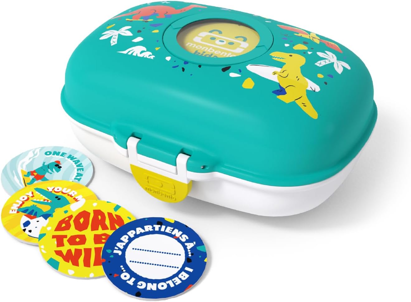 Thumbnail 6 de monbento MB Gram rose Birds : boîte à goûter enfant sans BPA, hermétique et personnalisable