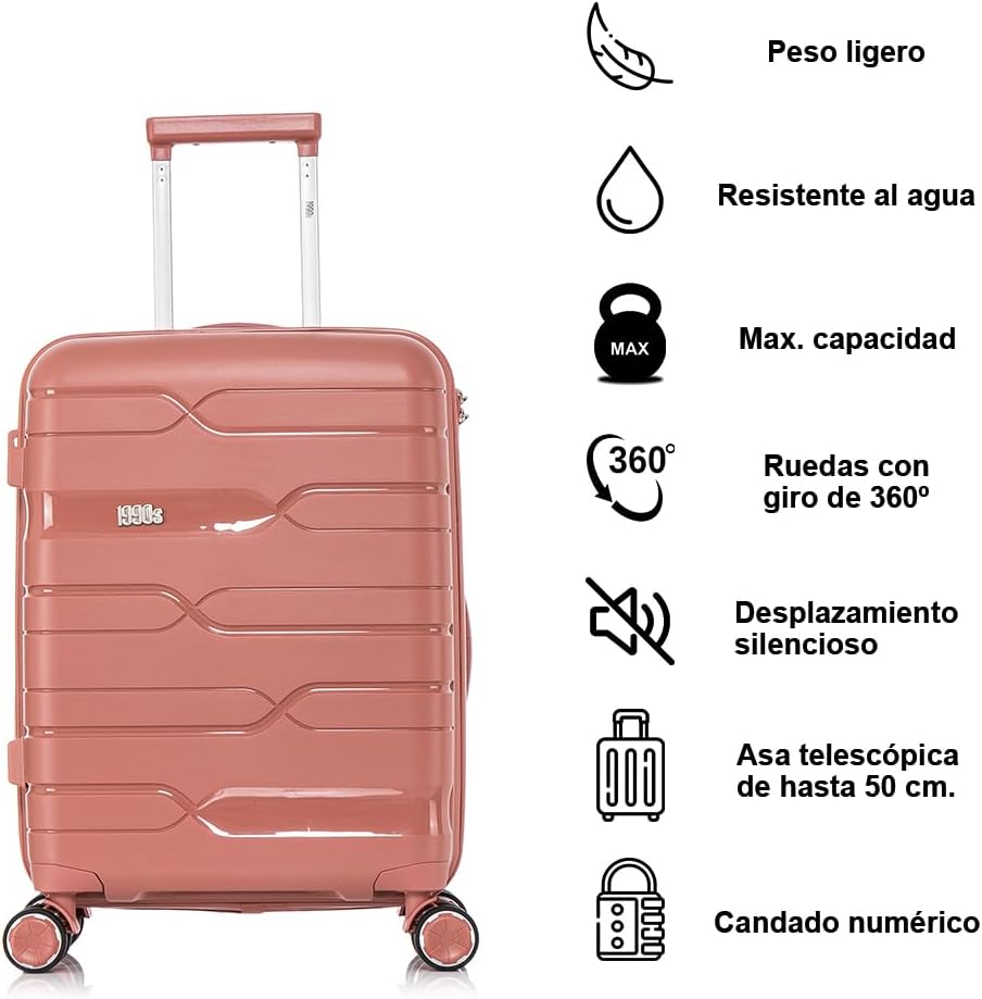 Detalle 2 de 1990s Maleta Mediana expandible 65cm 79L