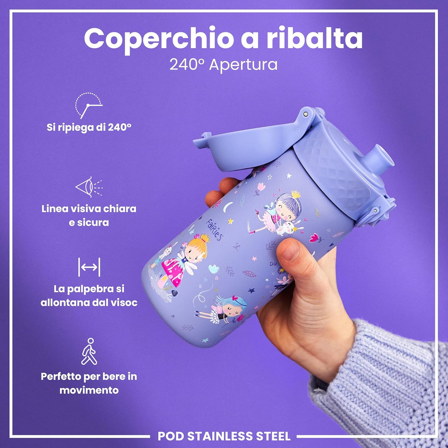 Detalle 2 de Ion8 Borraccia 400ml per bambini