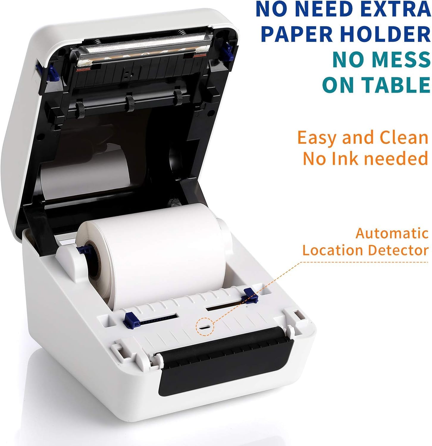 Thumbnail 2 de JADENS 4x6 Wireless Bluetooth Thermal Shipping Label Printer