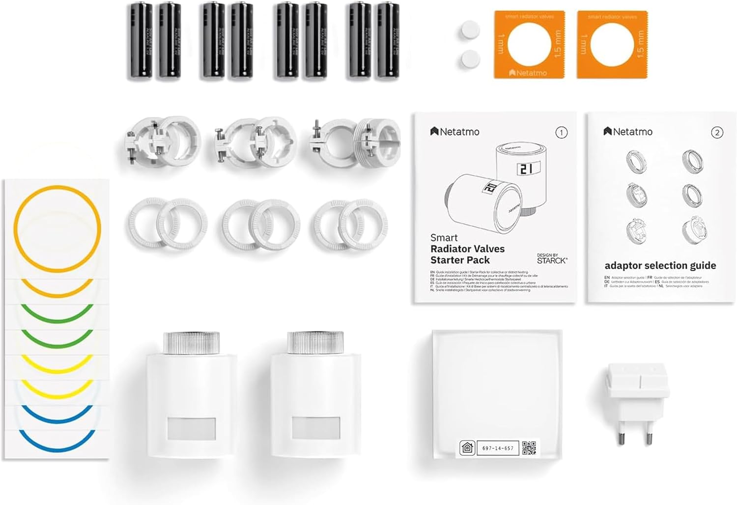 Thumbnail 4 de Netatmo Smarte WLAN Heizkörperthermostate Starterpaket (NVP-AMZ) – Komfort & Energie sparen pro Raum