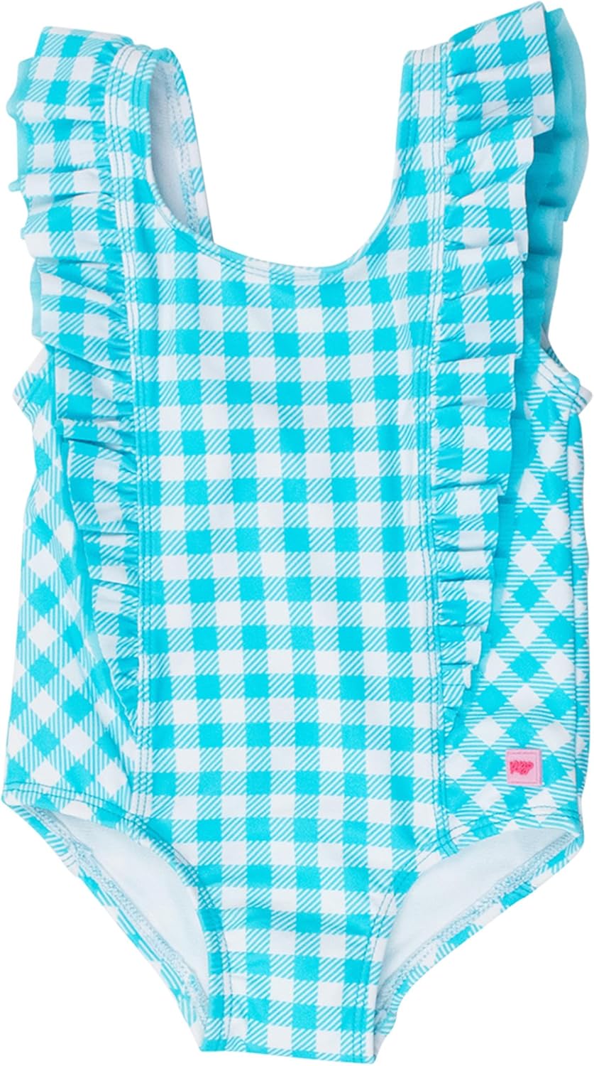 Thumbnail 5 de RuffleButts Baby/Toddler Girls Ruffle Strap One-Piece Swimsuit with UPF 50+ Sun Protection