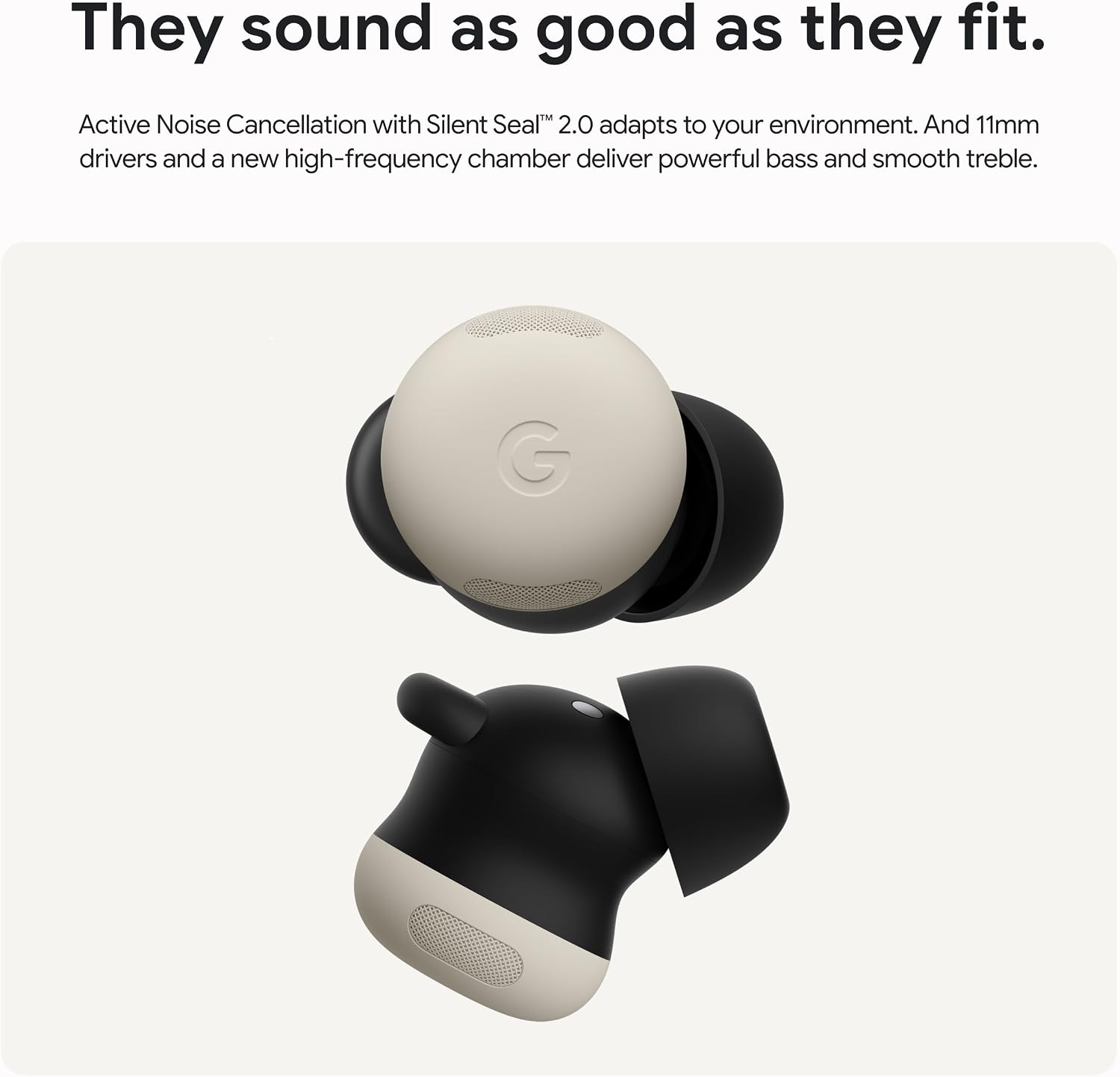 Detalle de Google wireless earbuds Pixel Buds Pro 2