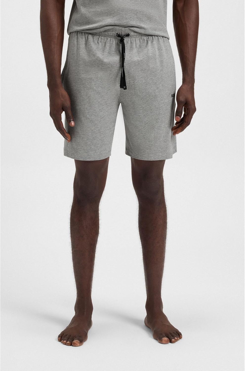 Thumbnail 3 de BOSS Herren Mix&Match Short CW Shorts aus elastischer Baumwolle mit Kontrast-Logo und Kordelzug