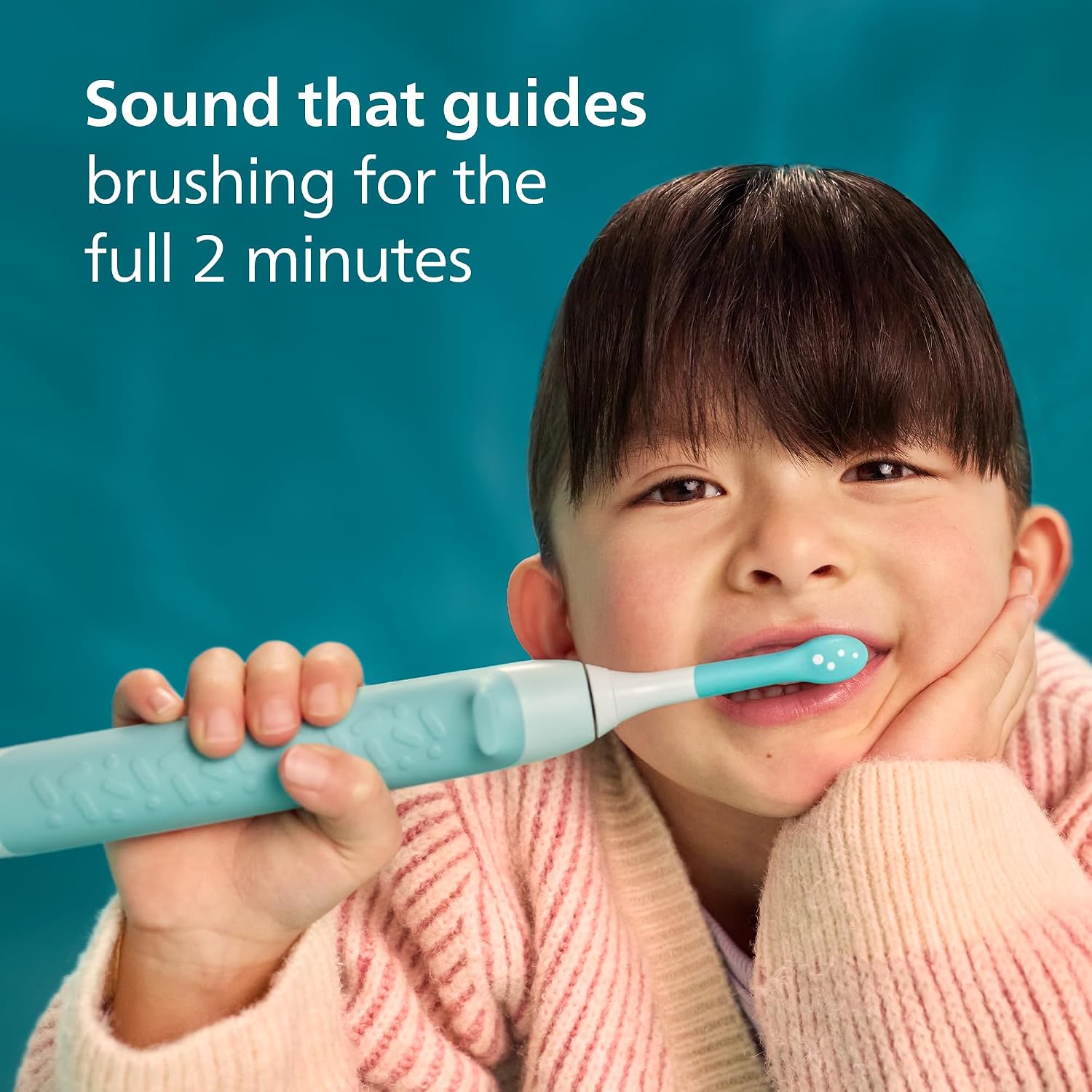 Thumbnail 6 de Philips Sonicare for Kids HX6500/23 Electric Toothbrush, 2 Modes, Teal