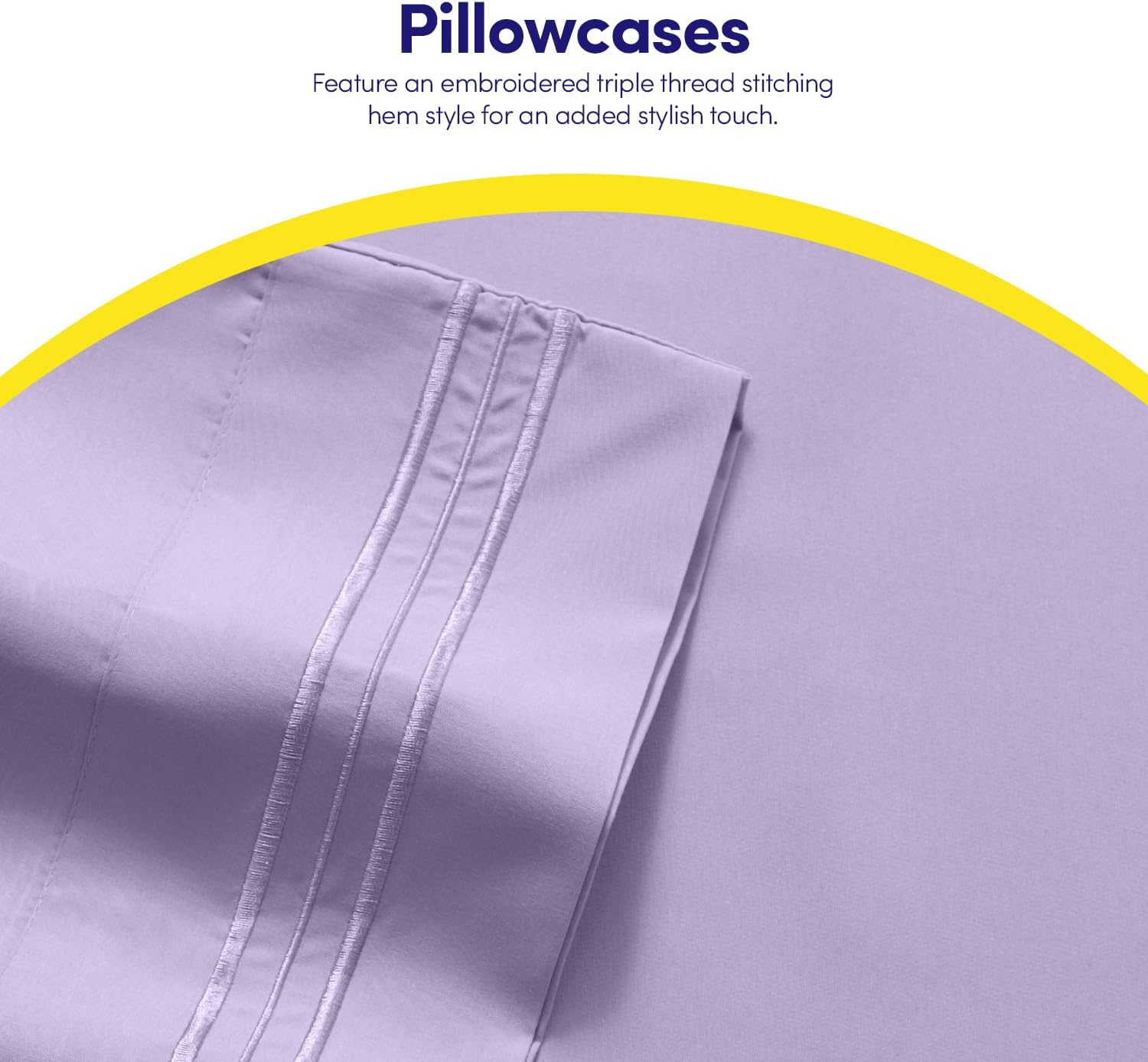 Thumbnail 6 de 1500 Supreme Collection Queen Sheet Set in Lavender