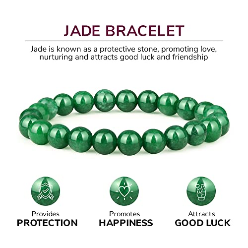Detalle de Crystal Vibe Healing Crystal Bracelet — Adjustable Natural Gemstone Beads for Meditation, Yoga, and Daily Wear