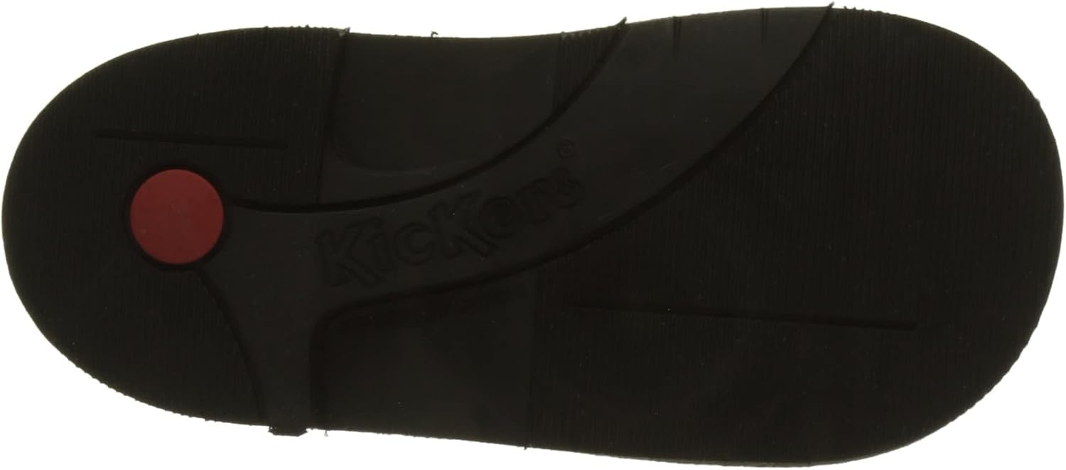 Detalle de Kickers Col Bottillon Fille Noir 34 — Confort et style enfant, fermeture par cordons