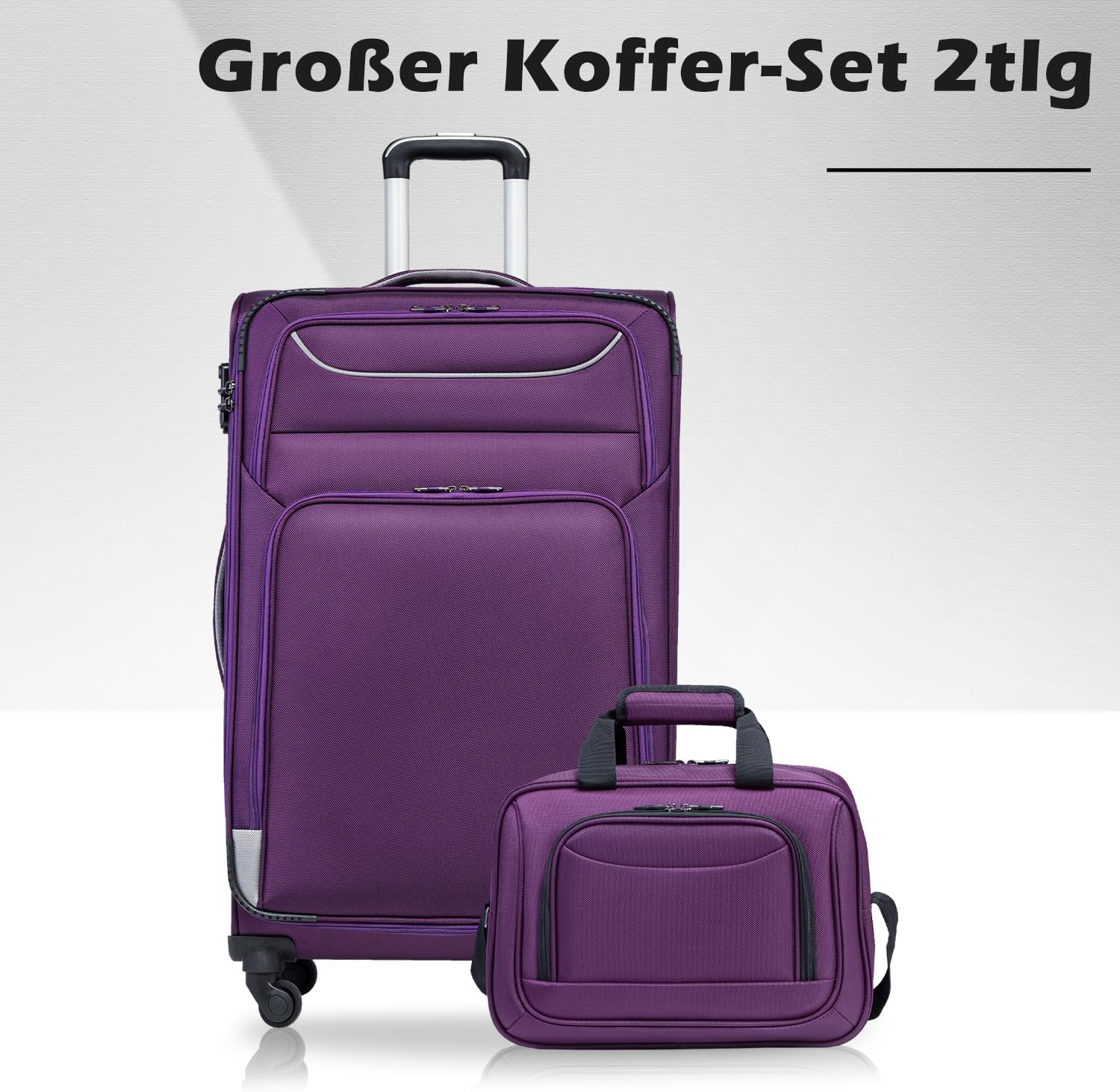 Thumbnail 1 de COOLIFE Reisekoffer 2tlg Set 4 Rollen