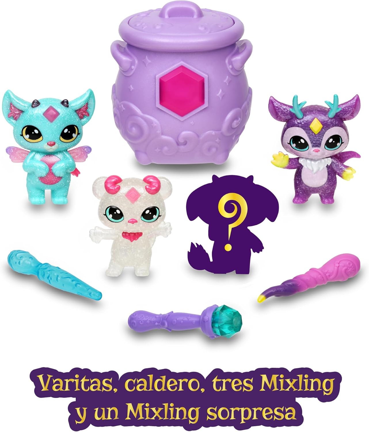 Thumbnail 2 de Famosa Magic Mixies Magic Mixlings Mega Pack, 4 muñecos